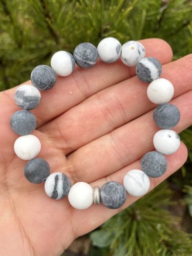 Matt márvámy ezüst köztesel